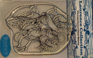 Clear Stamp, Laurence Collection, verliebtes Hasenpaar